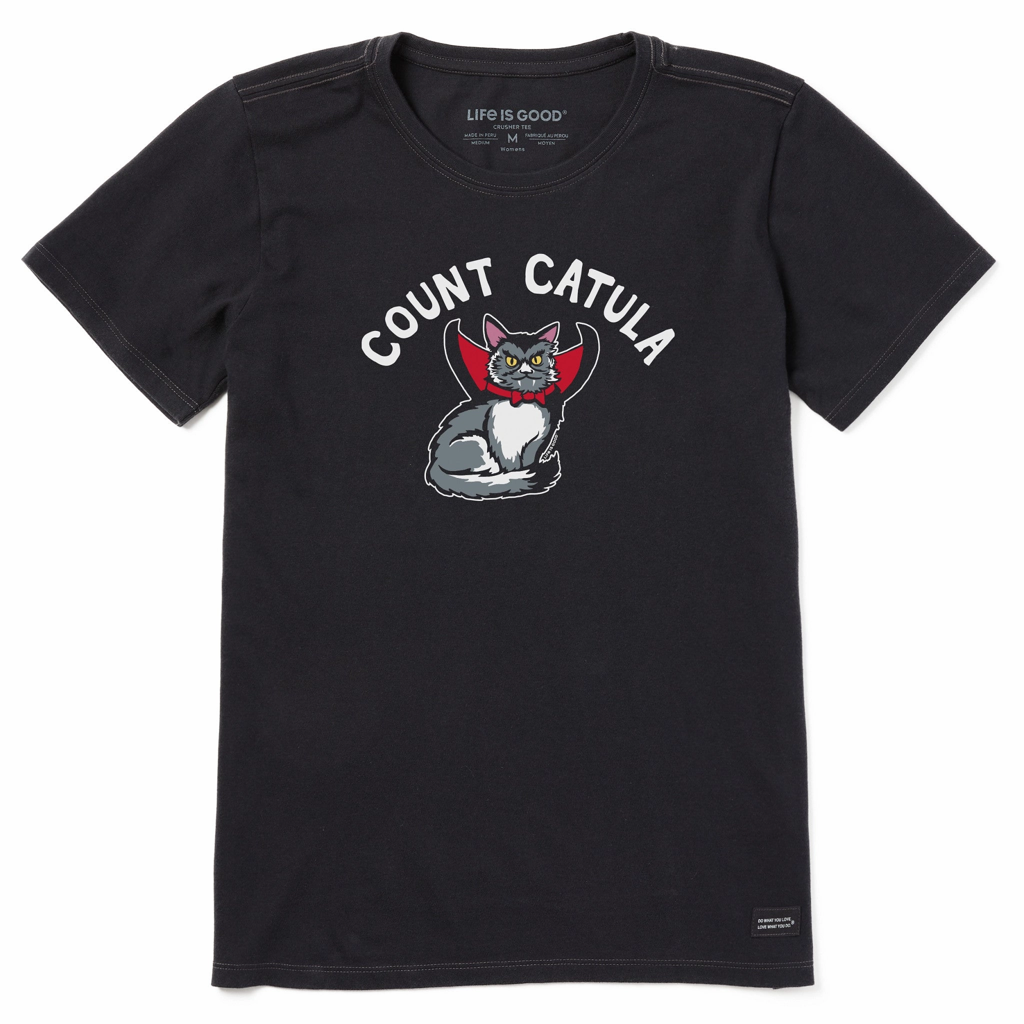 Chic and Cozy Wear SlimFitDesign Women's Count Catula Short Sleeve Crusher-LITE Tee