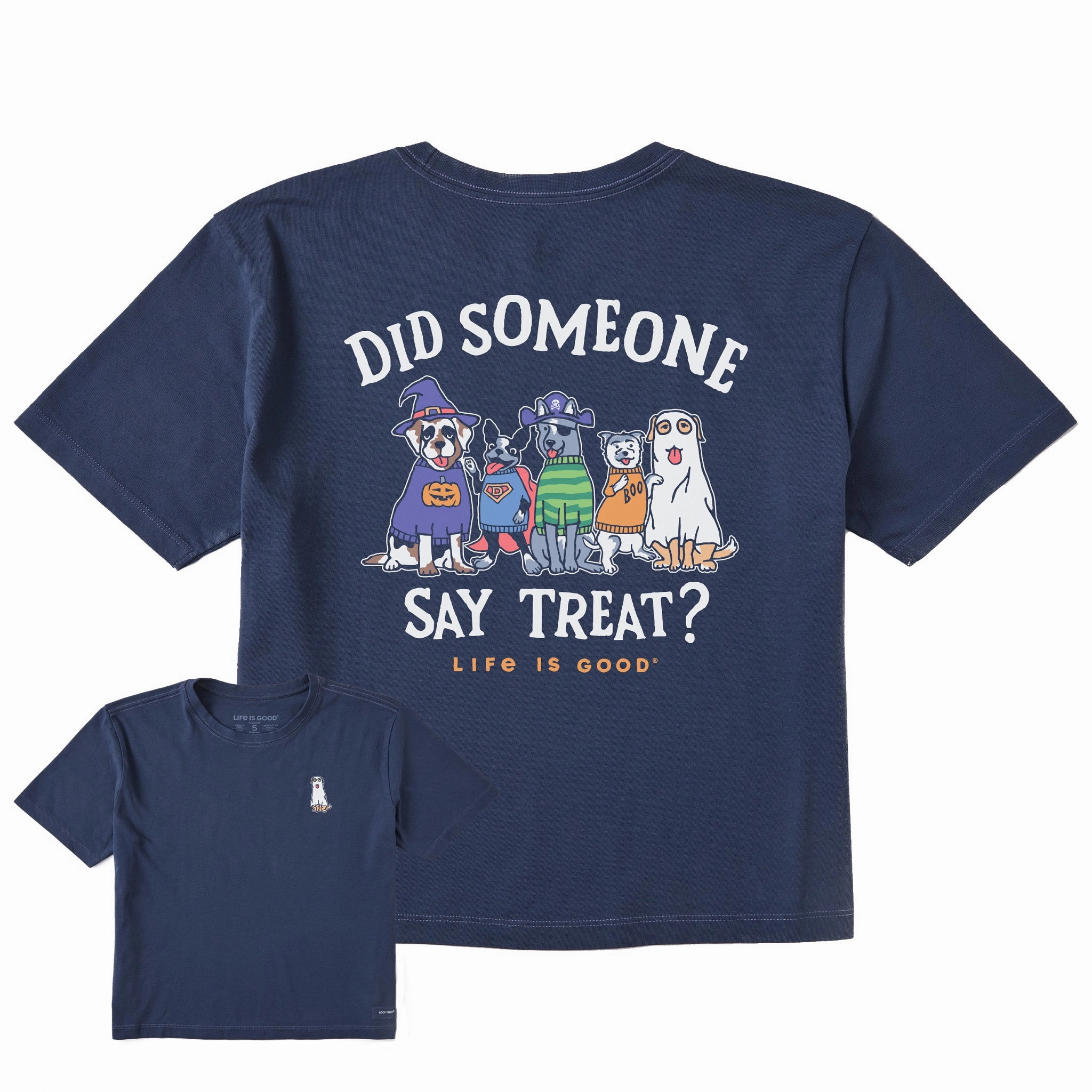 Women's Did Someone Say Treat? Short Sleeve Crusher Boxy Tee Hypoallergenic fabric Stylish and Easygoing