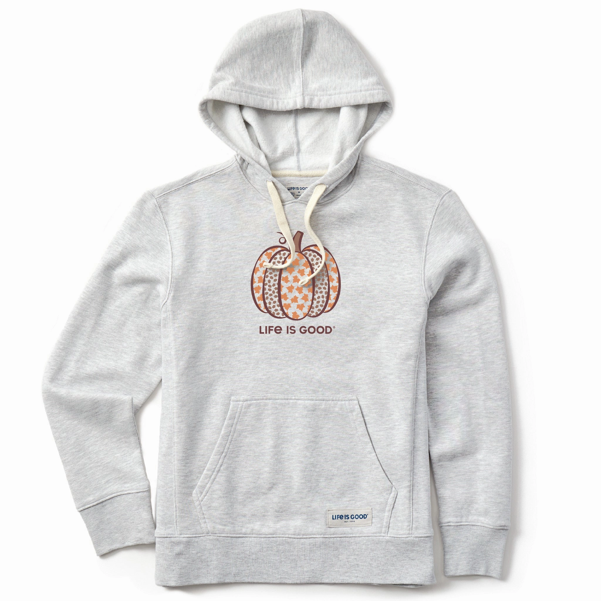 GentleWashResistance Women's Fall Pattern Pumpkin Simply True Fleece Hoodie