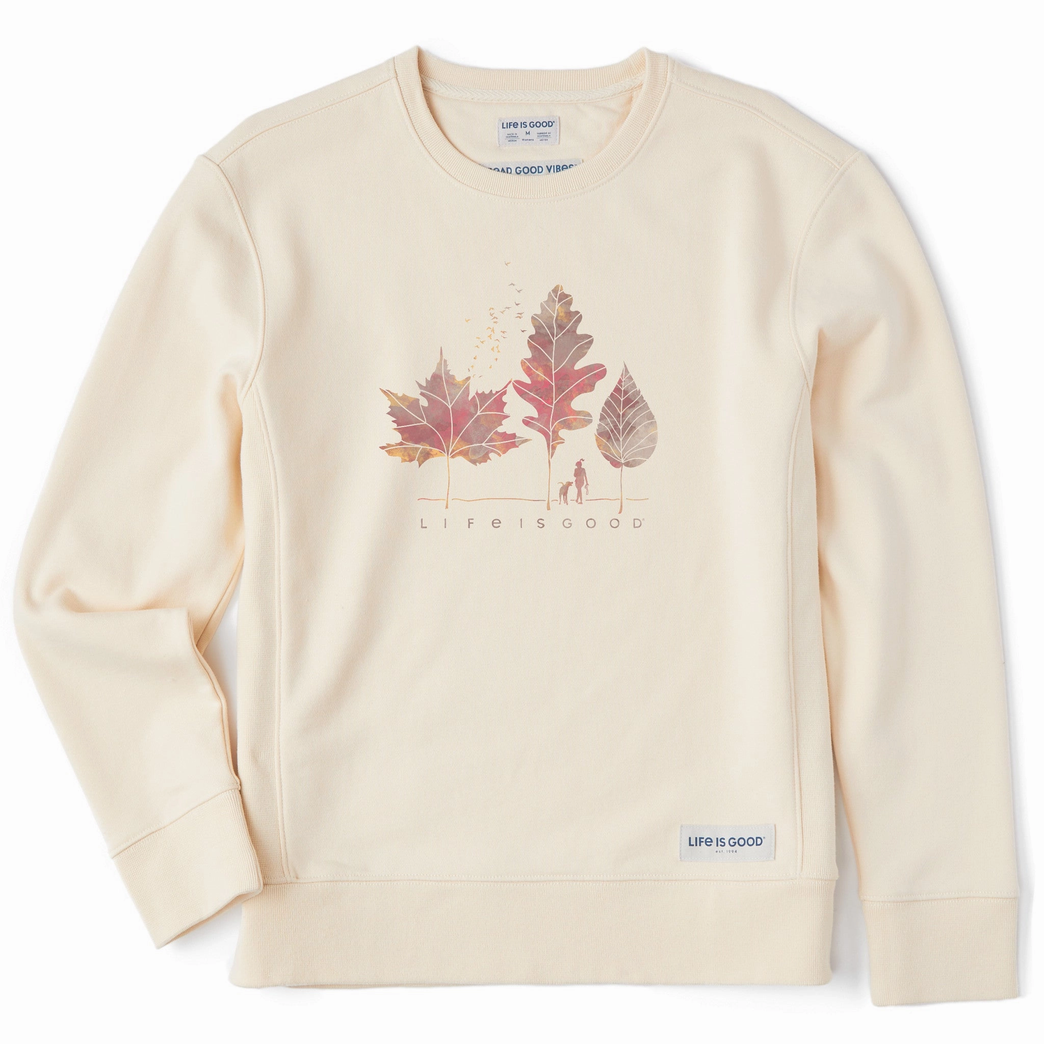 Smart Design Cozy Wardrobe Women's Fall Walk Simply True Fleece Crew