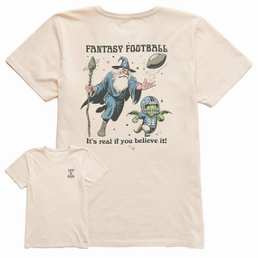 Odor Resistant Material Women's Fantasy Football Short Sleeve Crusher Tee