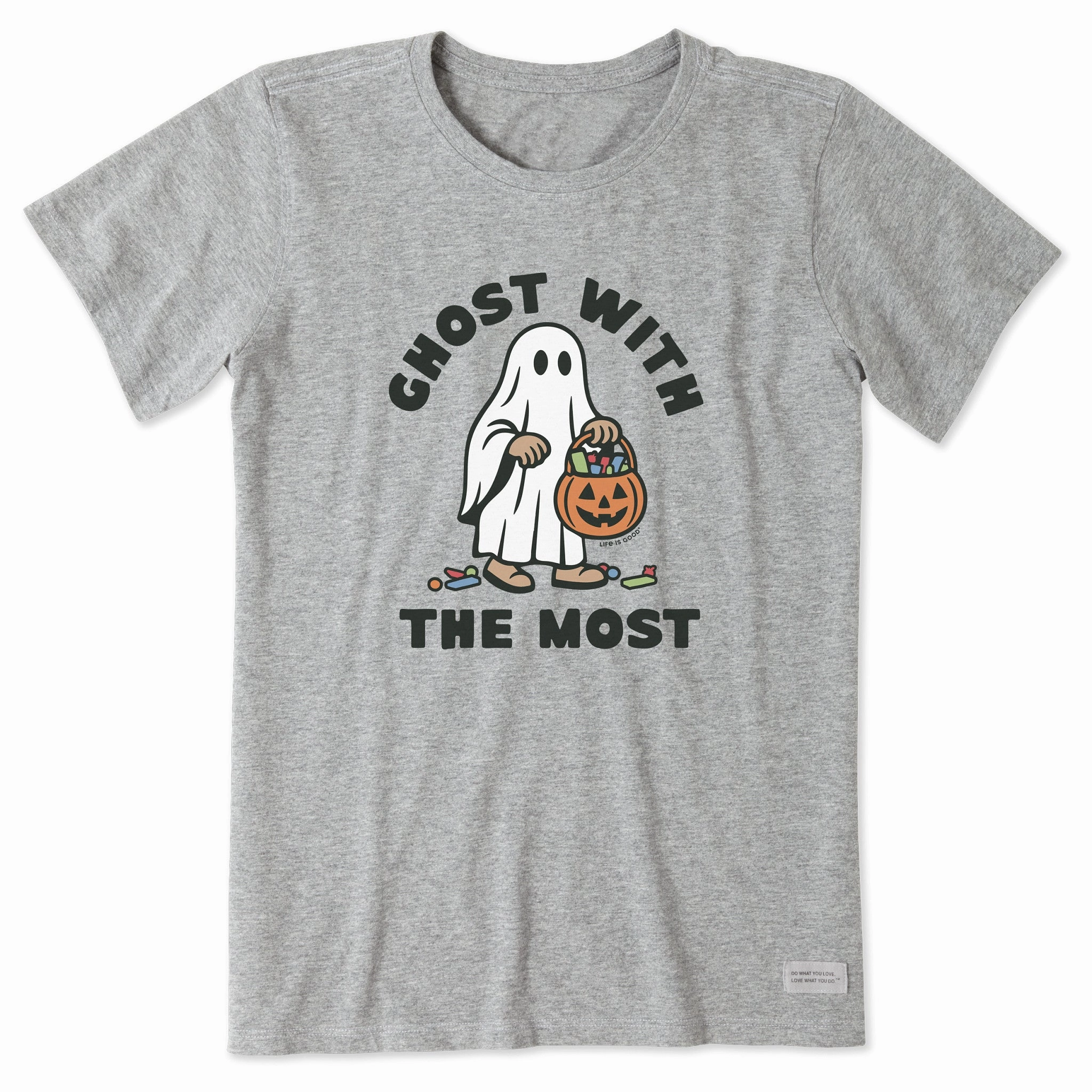 Women's Ghost with the Most Short Sleeve Tee Smooth Flatlock Stitching Long Lasting Color