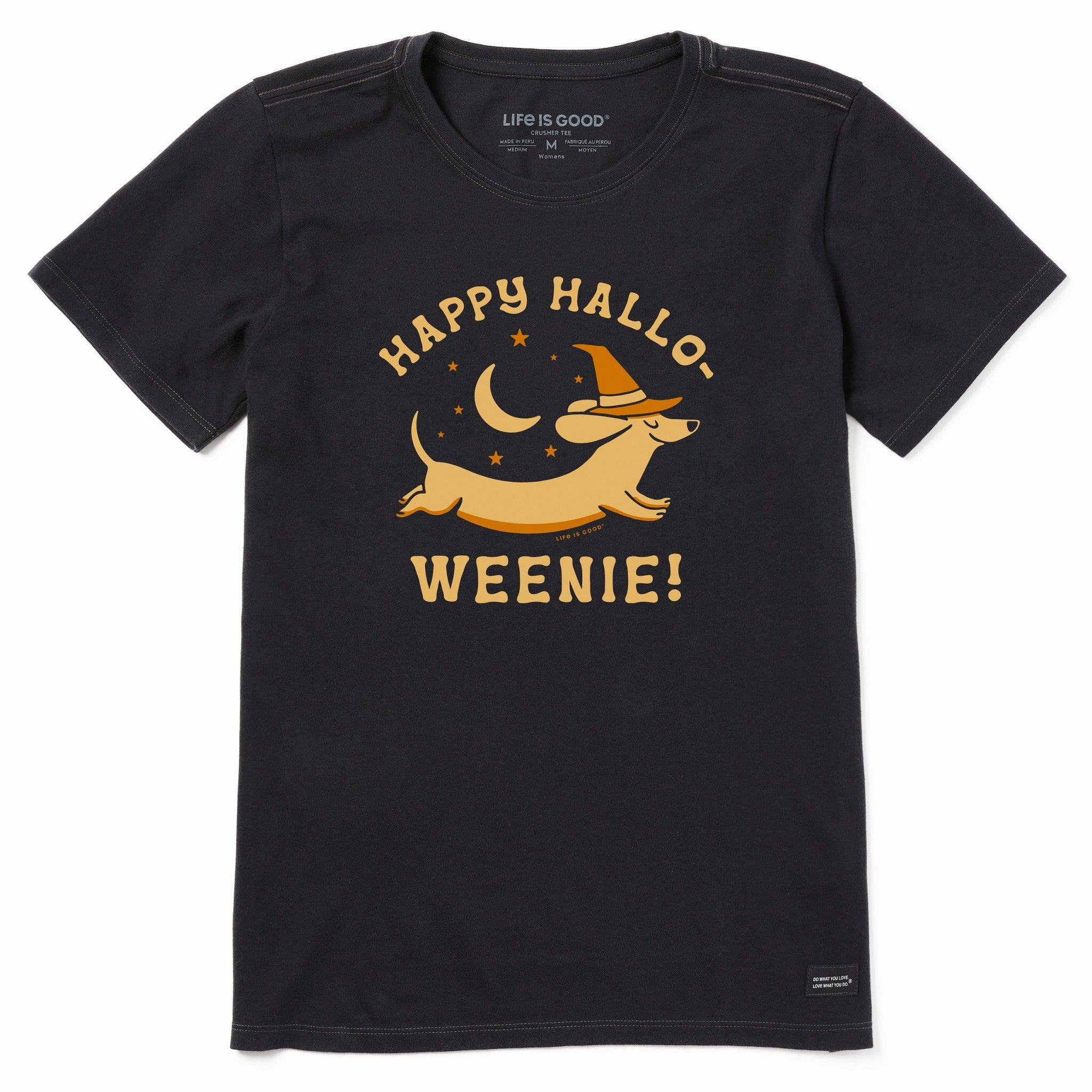 Women's Happy Hallo-Weenie Short Sleeve Tee Versatile Wear