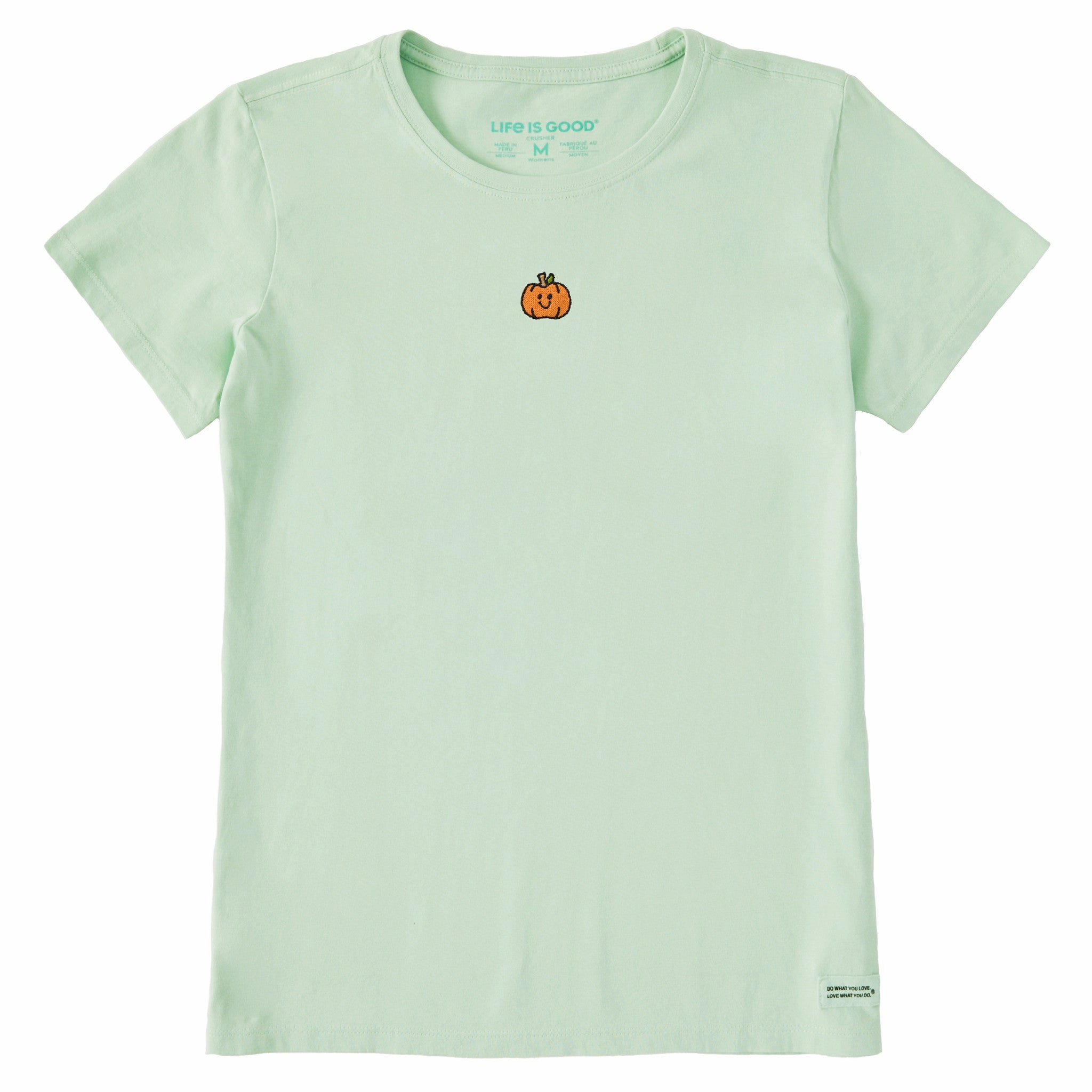 Women's Happy Little Pumpkin Short Sleeve Crusher Tee Comfort Flex