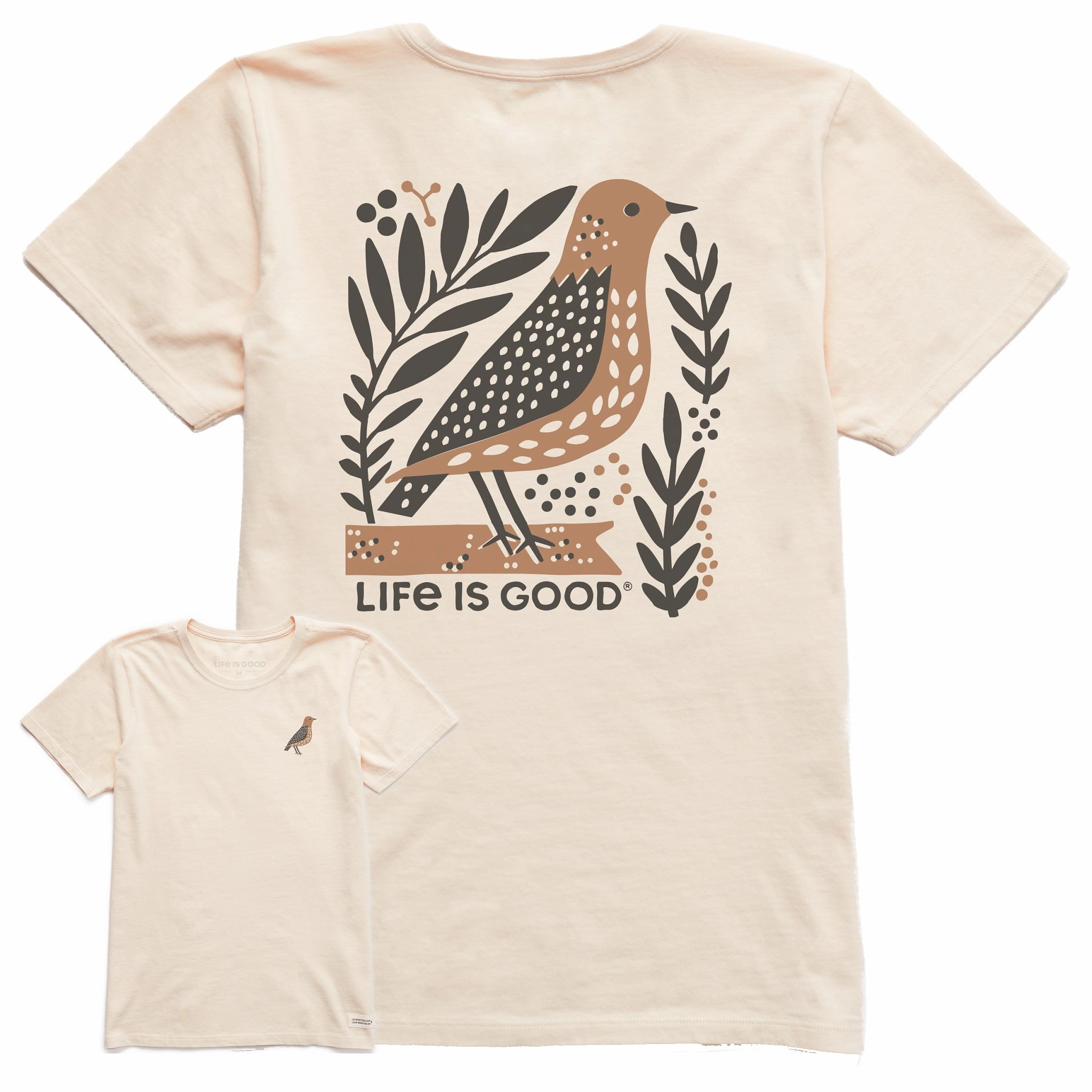 Women's Harvest Bird Short Sleeve Crusher Tee Sporty Look Wear
