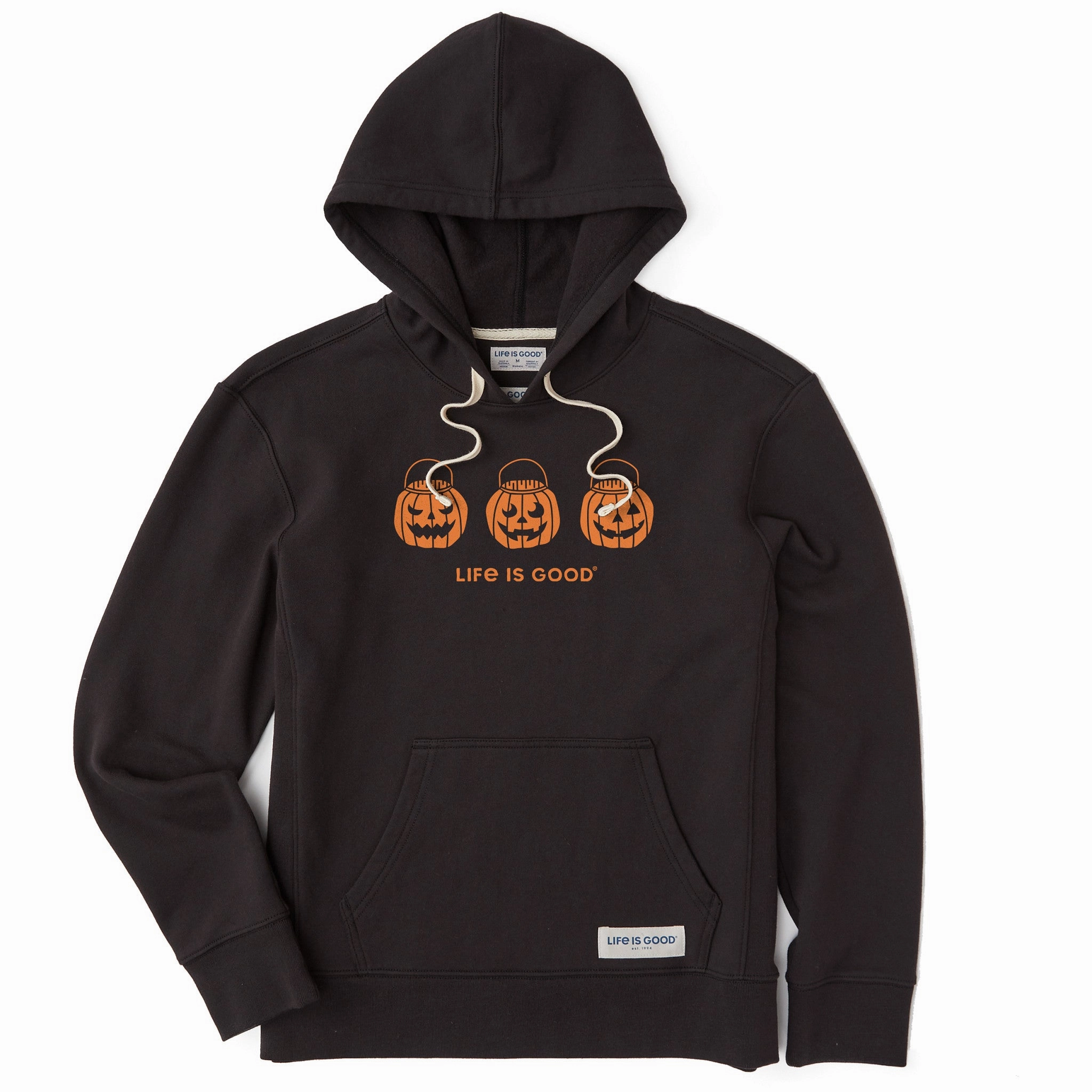Chill Mode High Density Weave Women's Jack O Lantern Trio Simply True Fleece Hoodie