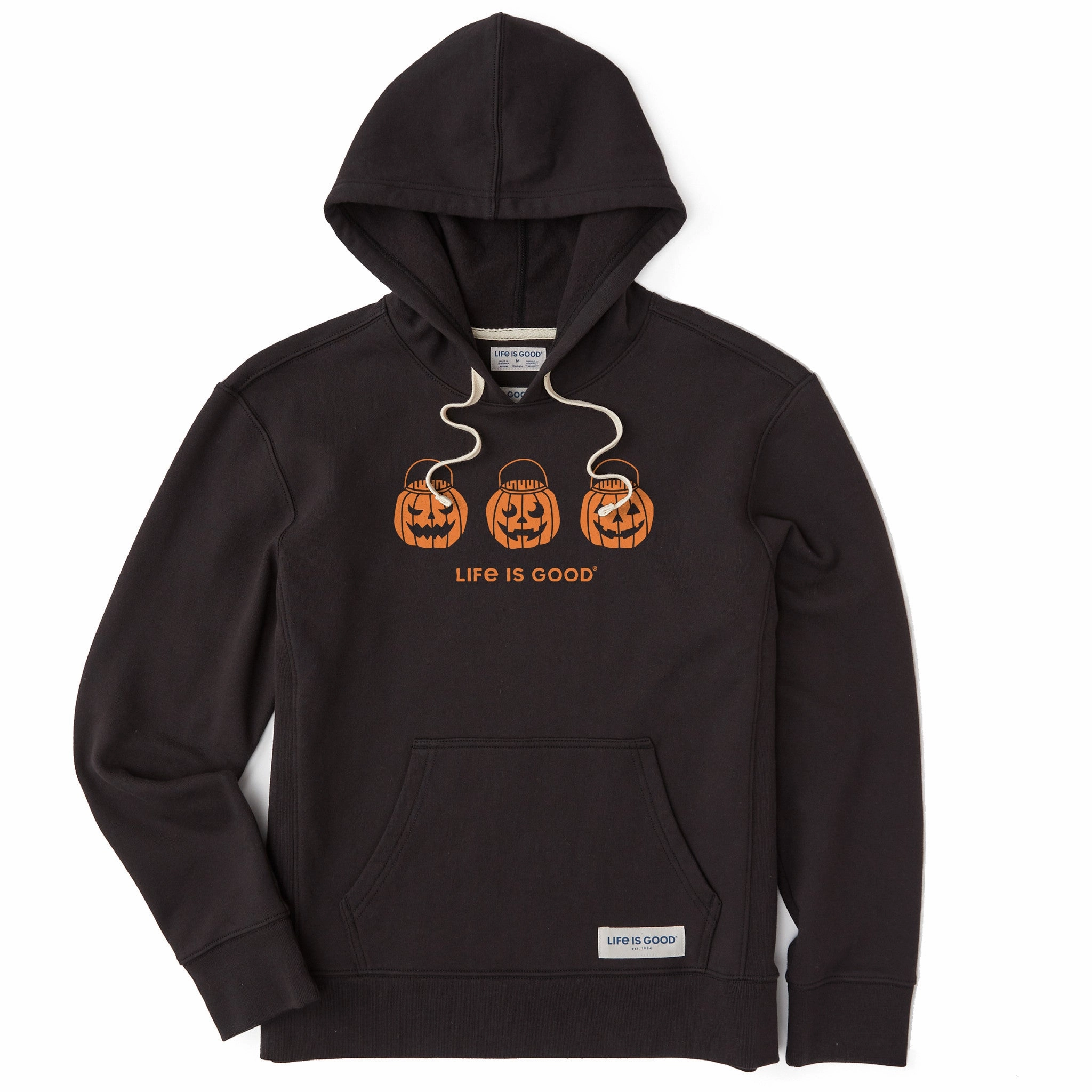 Women's Jack O Lantern Trio Simply True Fleece Hoodie Comfortable Stretch Everyday Fashion