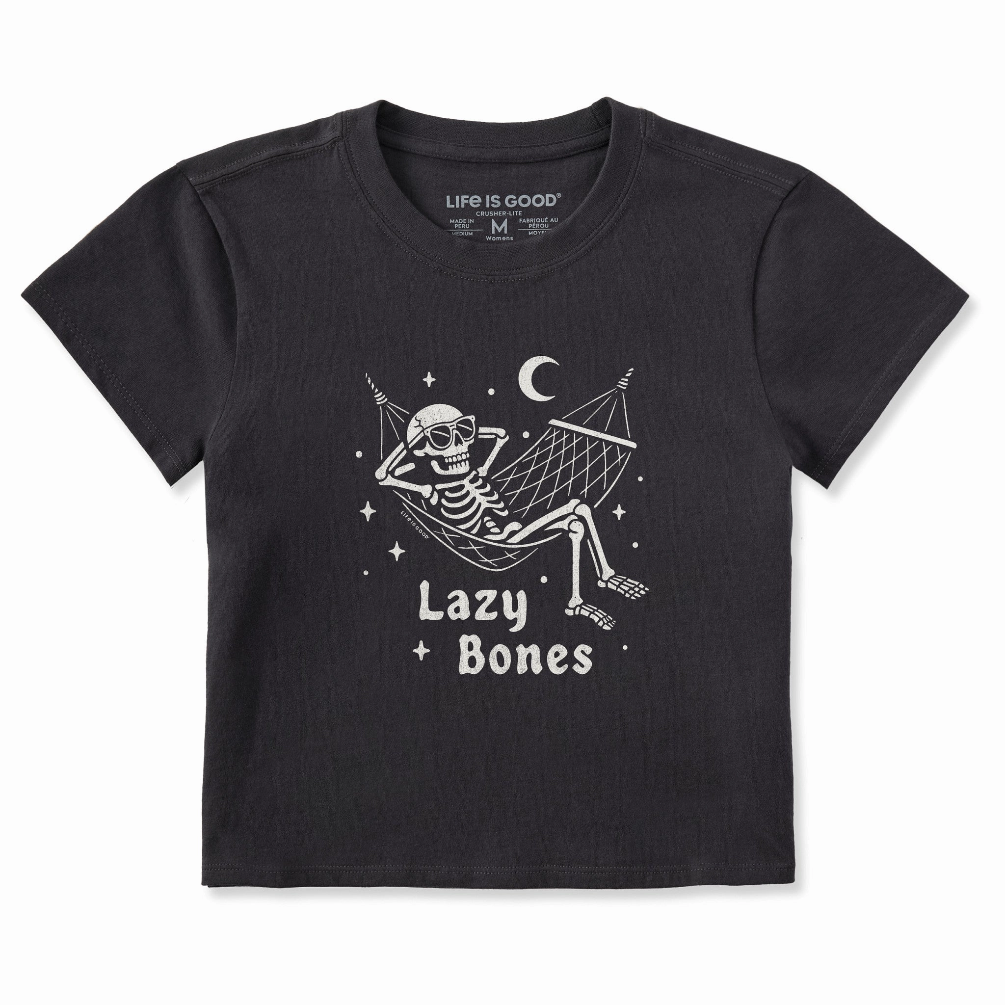 Women's Lazy Bones Crusher-LITE Shrunken Tee Hydrophobic coating