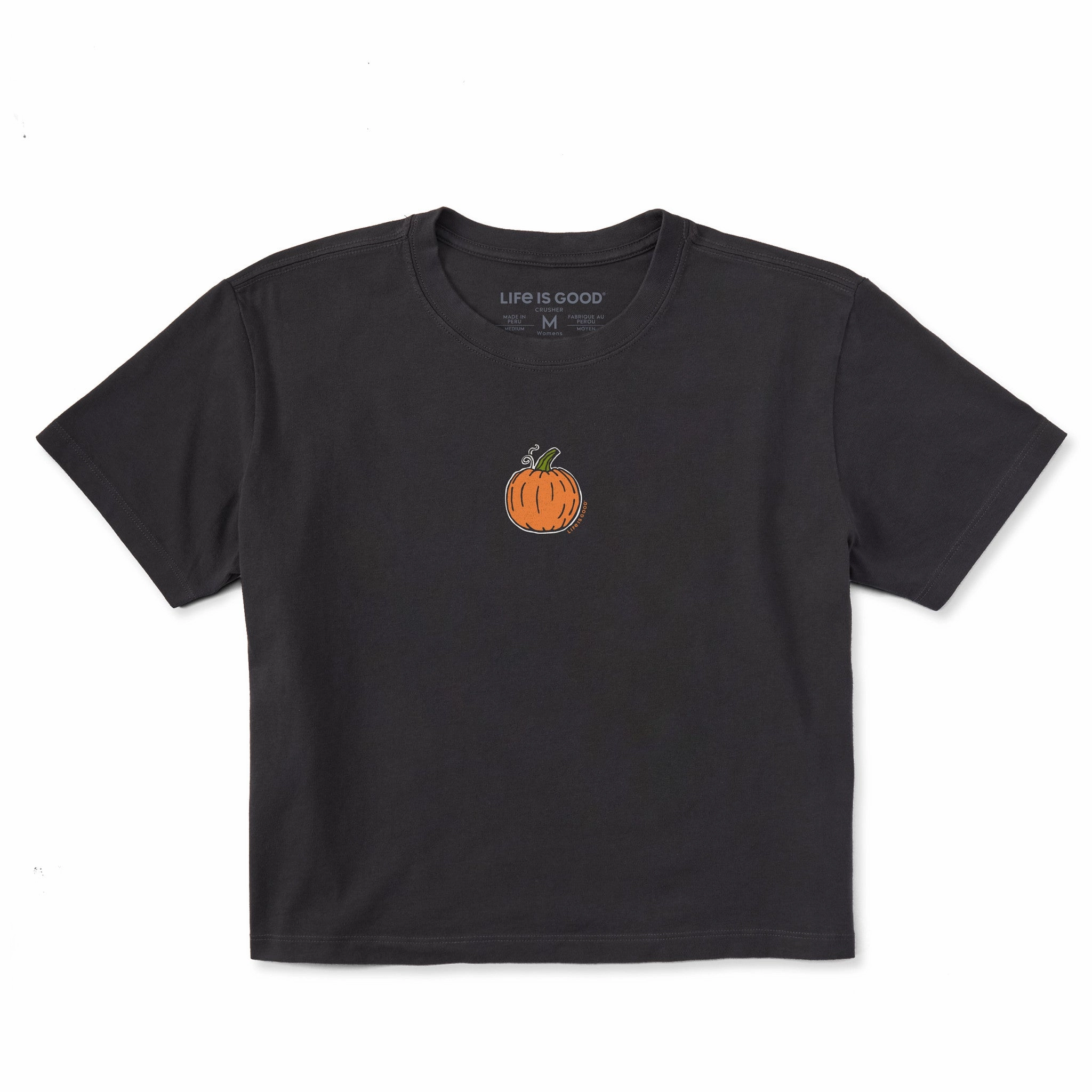 Casual Design Fit Women's Li'l Pumpkin Short Sleeve Crusher Boxy Tee