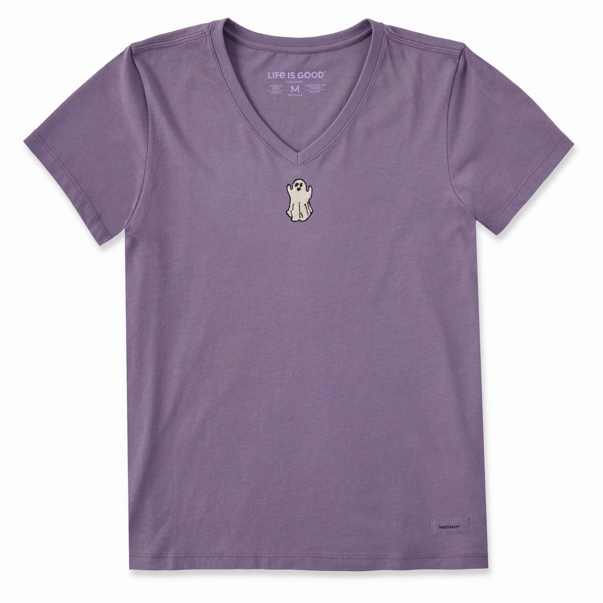 Women's Lil Ghost Short Sleeve Crusher Vee Quick Dry Fit