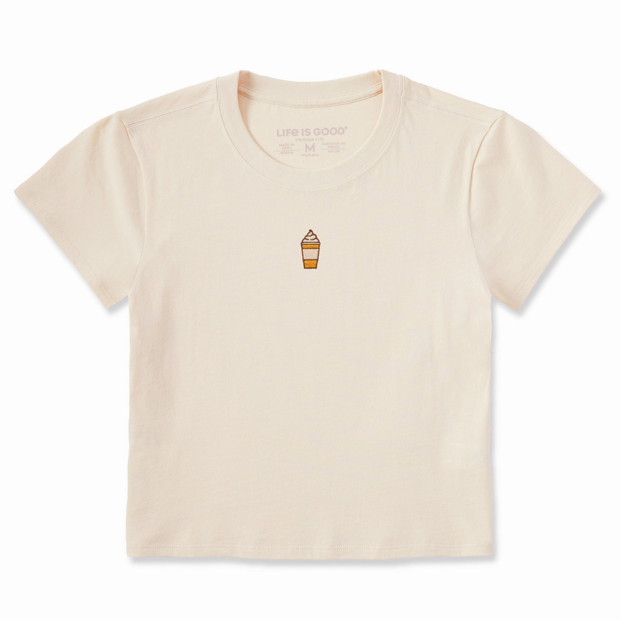 Women's Lil Pumpkin Spice Latte Crusher-LITE Shrunken Tee Comfy Wear