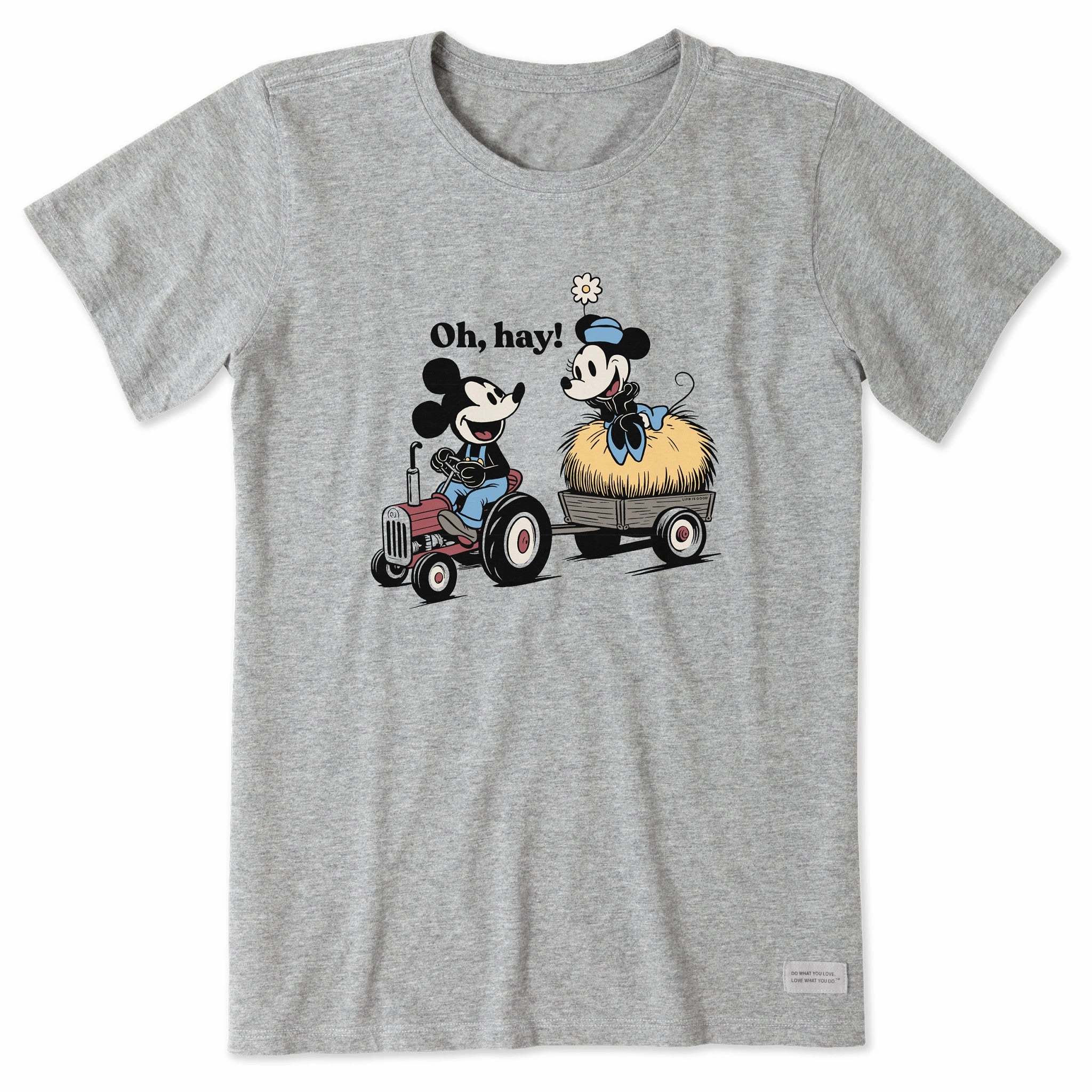 Comfy Wear Textured Surface Women's Oh, Hay! Hayride Short Sleeve Tee