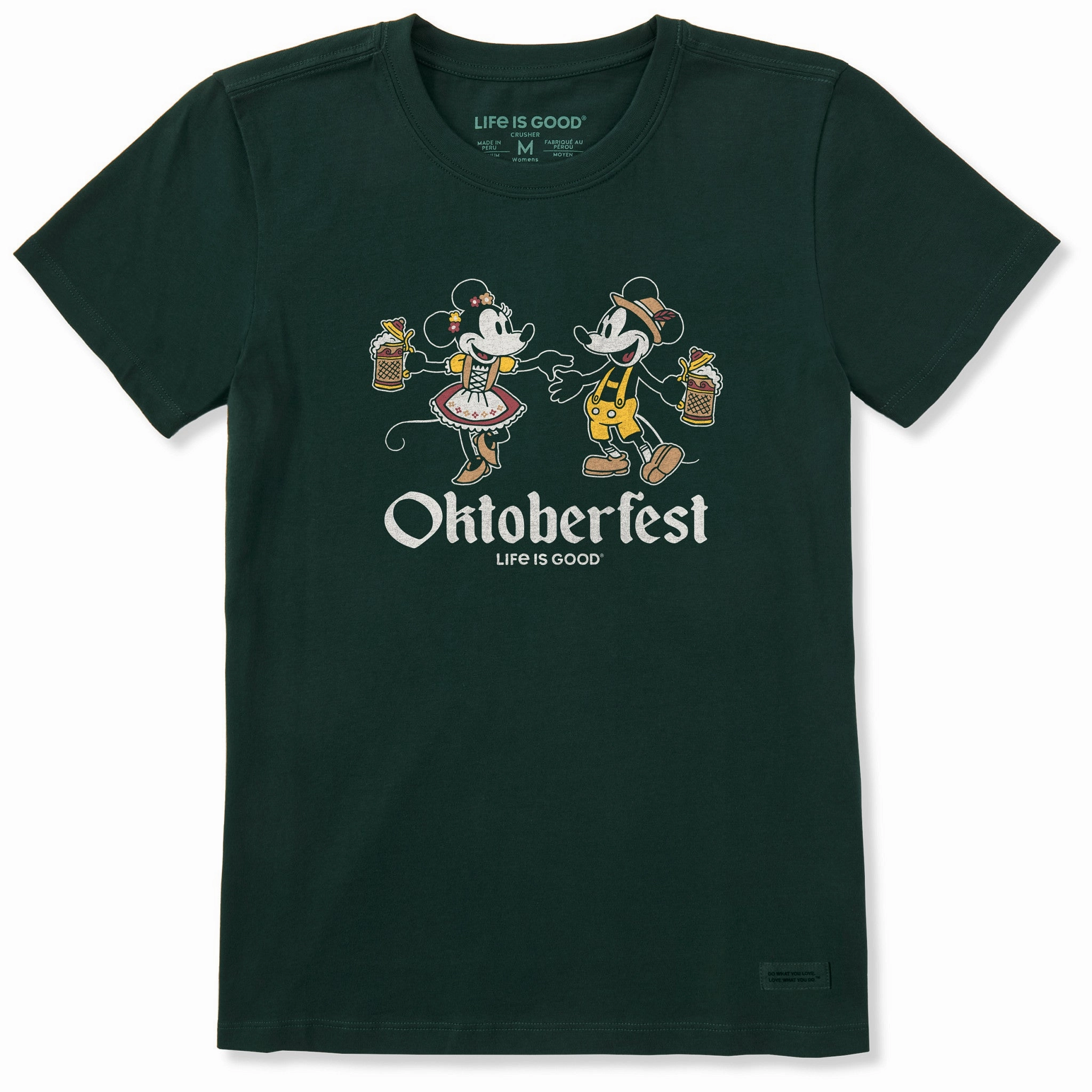 Sustainable Material Blend Women's Oktoberfest Dancers Short Sleeve Crusher Tee