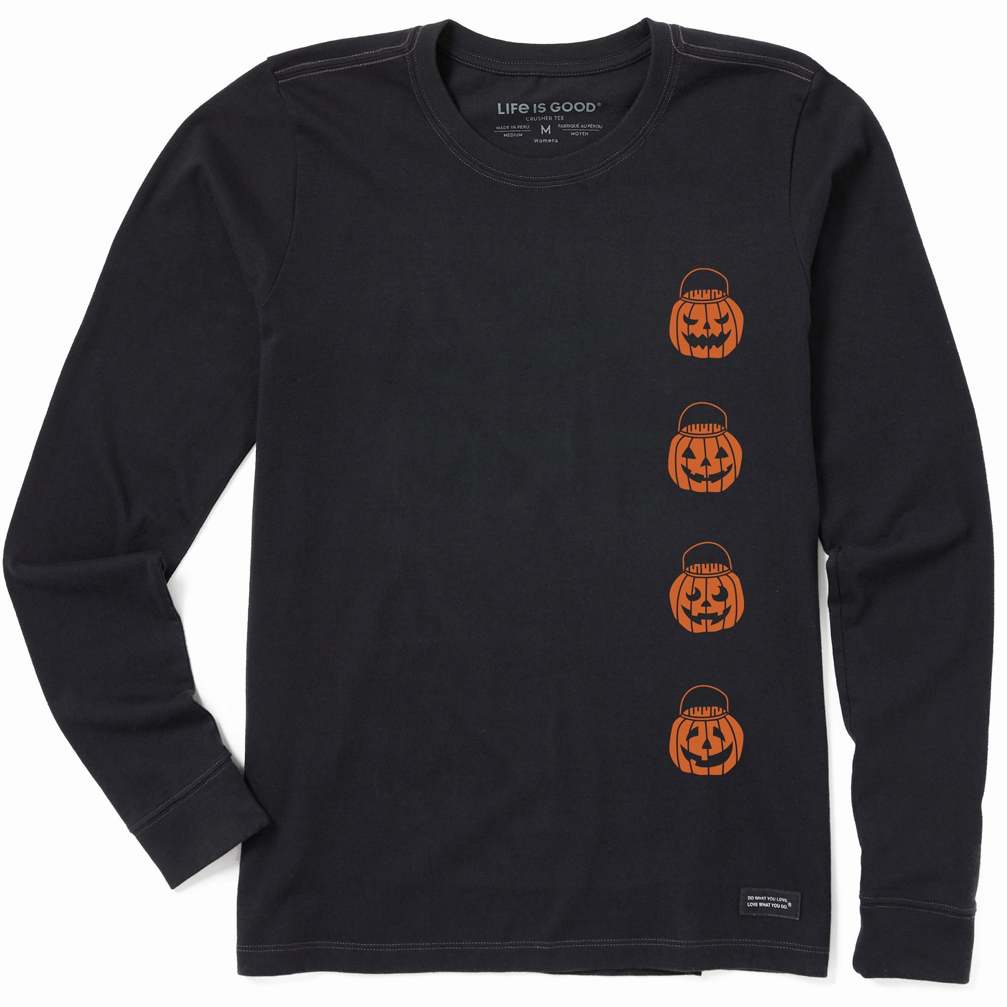 All Season Wear TemperatureRegulating Women's Stacked Jack Buckets Long Sleeve Crusher Tee