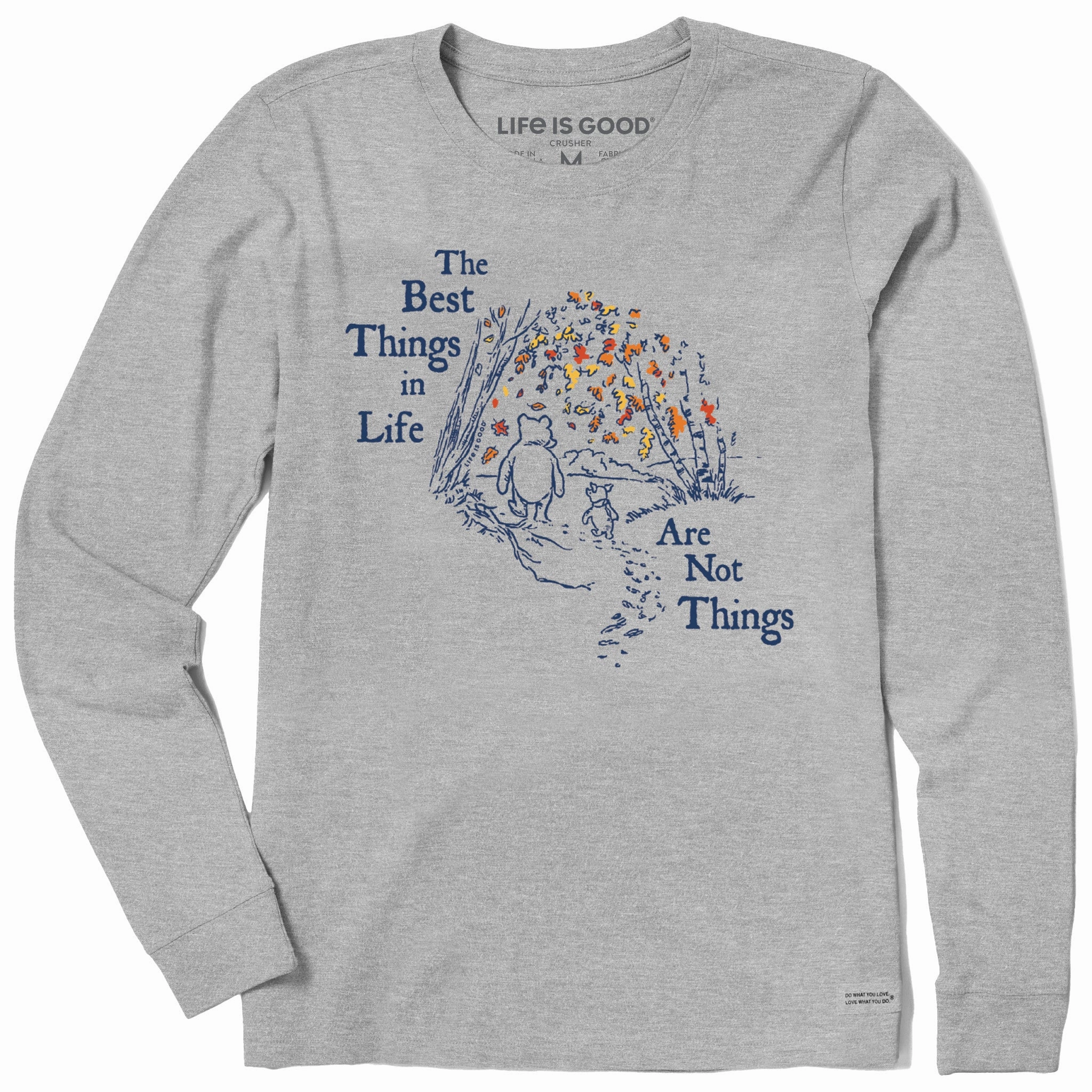 Performance Fit Wear Flattering Cut Women's Winnie Best Things Foliage Long Sleeve Crusher Tee