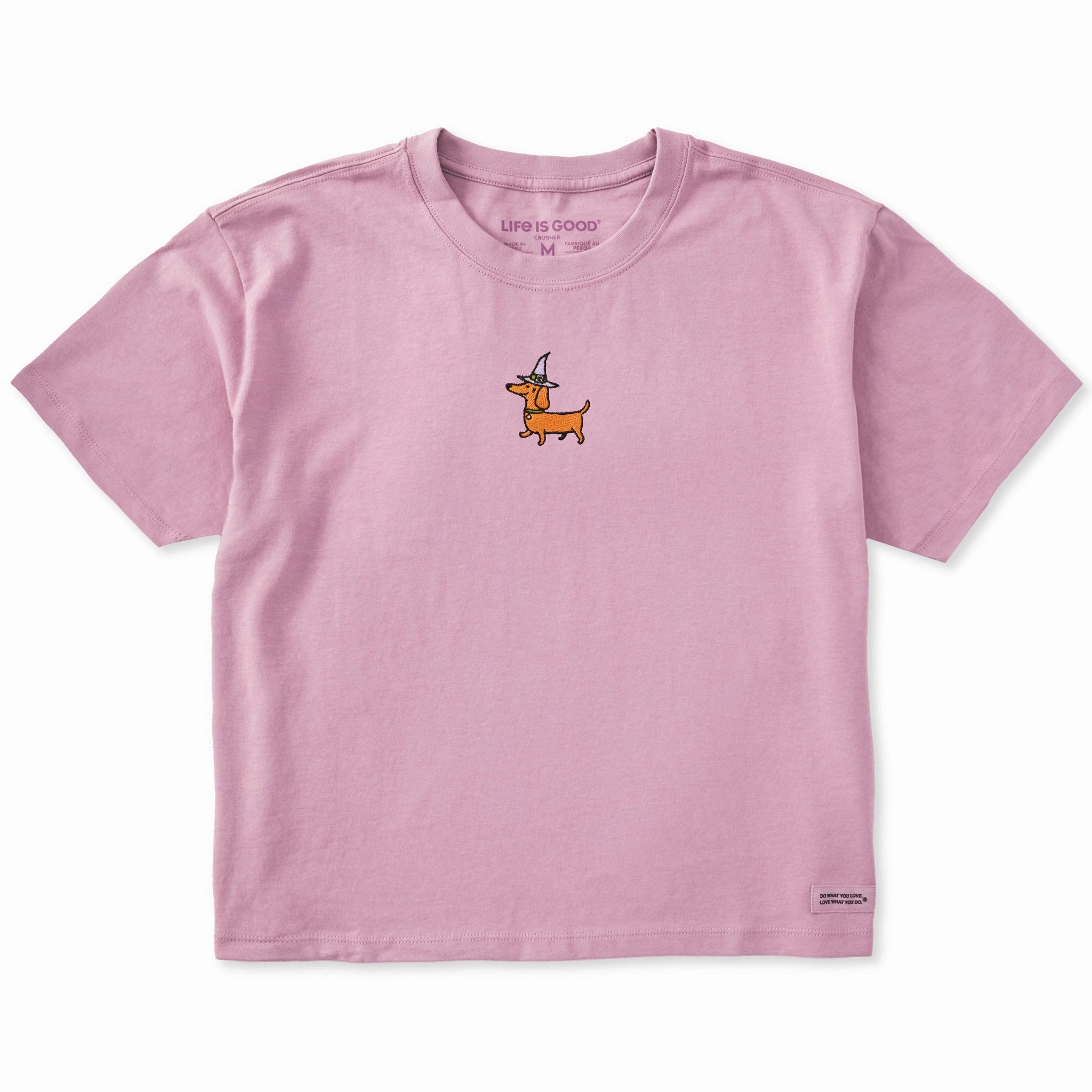 Simple and Comfortable Comfortable texture Women's Witchy Weenie Short Sleeve Crusher Boxy Tee