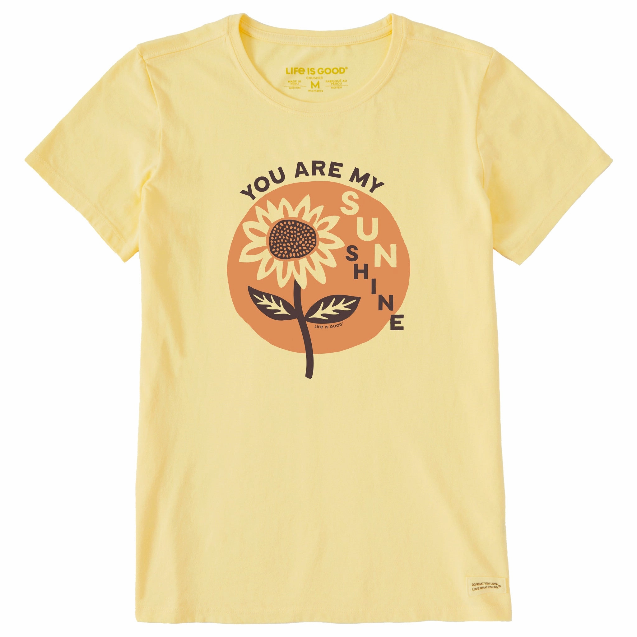 Women's You Are My Sunflower Short Sleeve Crusher Tee No-Fuss Design