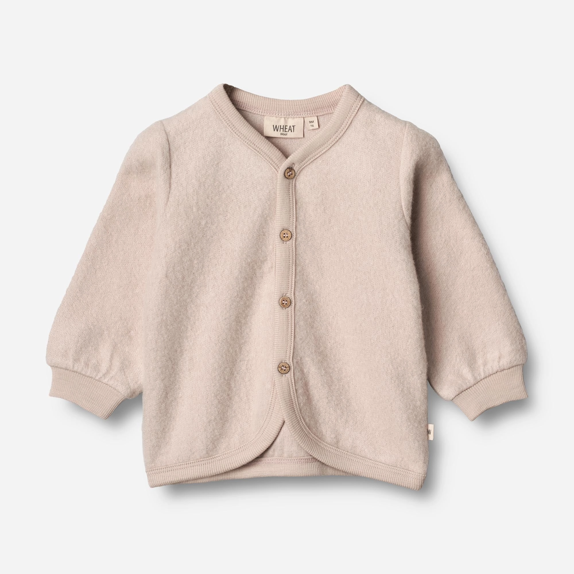 Wool Fleece Cardigan | Baby - pale lilac product promotion Relaxed Vibes