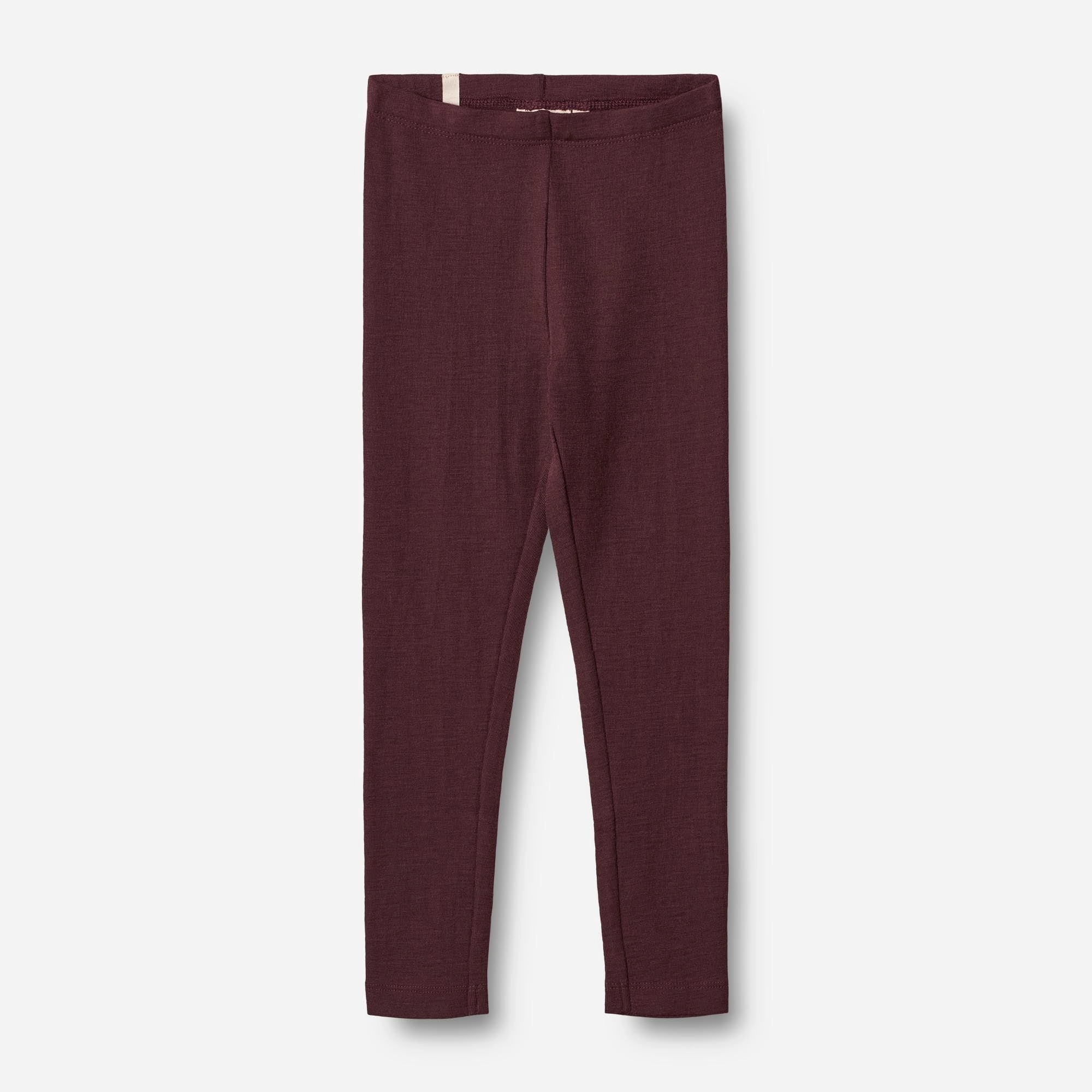Seasonal Comfort TemperatureRegulating Fabric Wool Leggings - aubergine