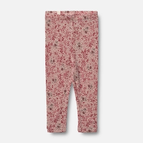 Wool Leggings | Baby - cherry flowers GarmentDyed Finish Simple Warmth