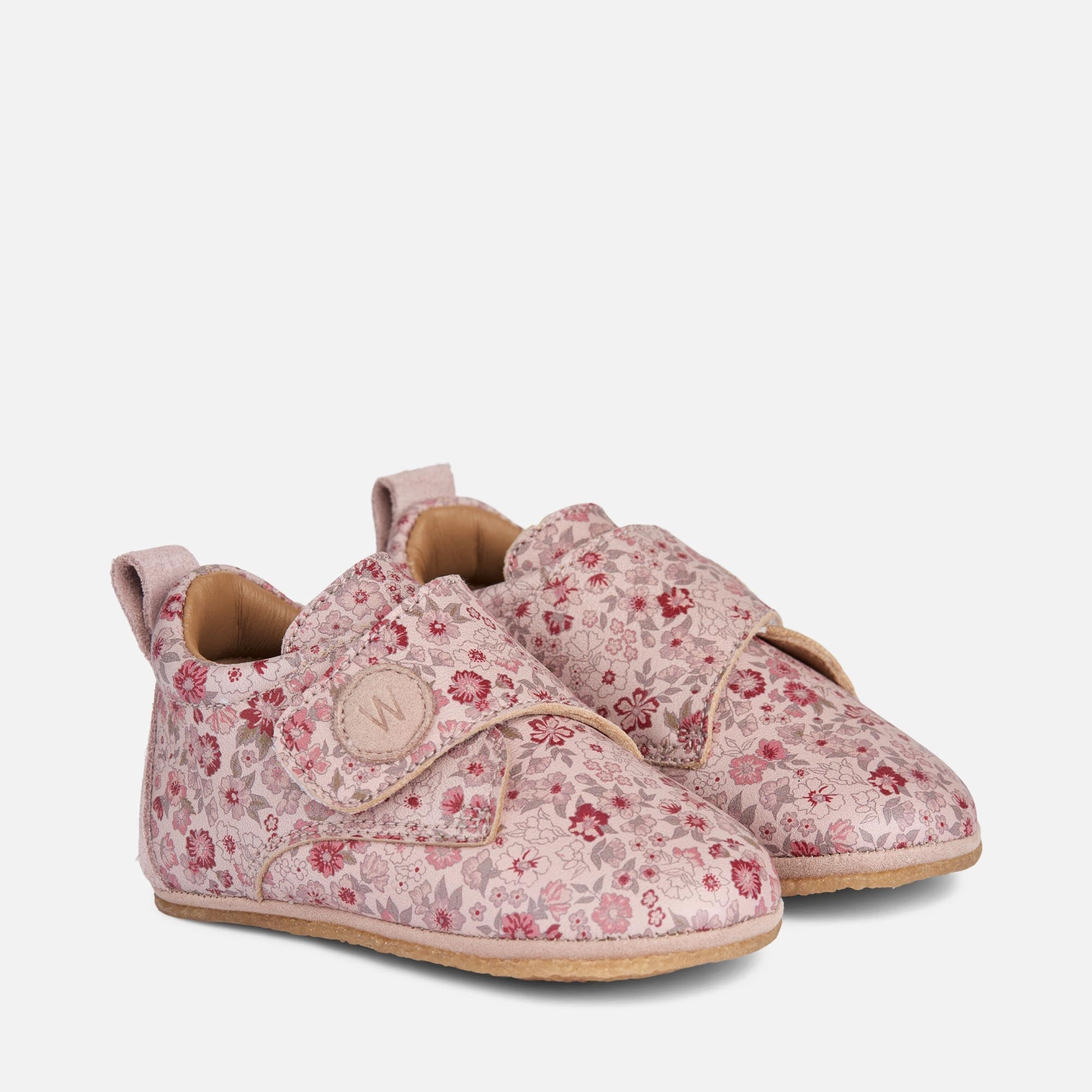 Dakota Print Indoor Shoe | Baby - rose dust flowers Love Glow Machine wash