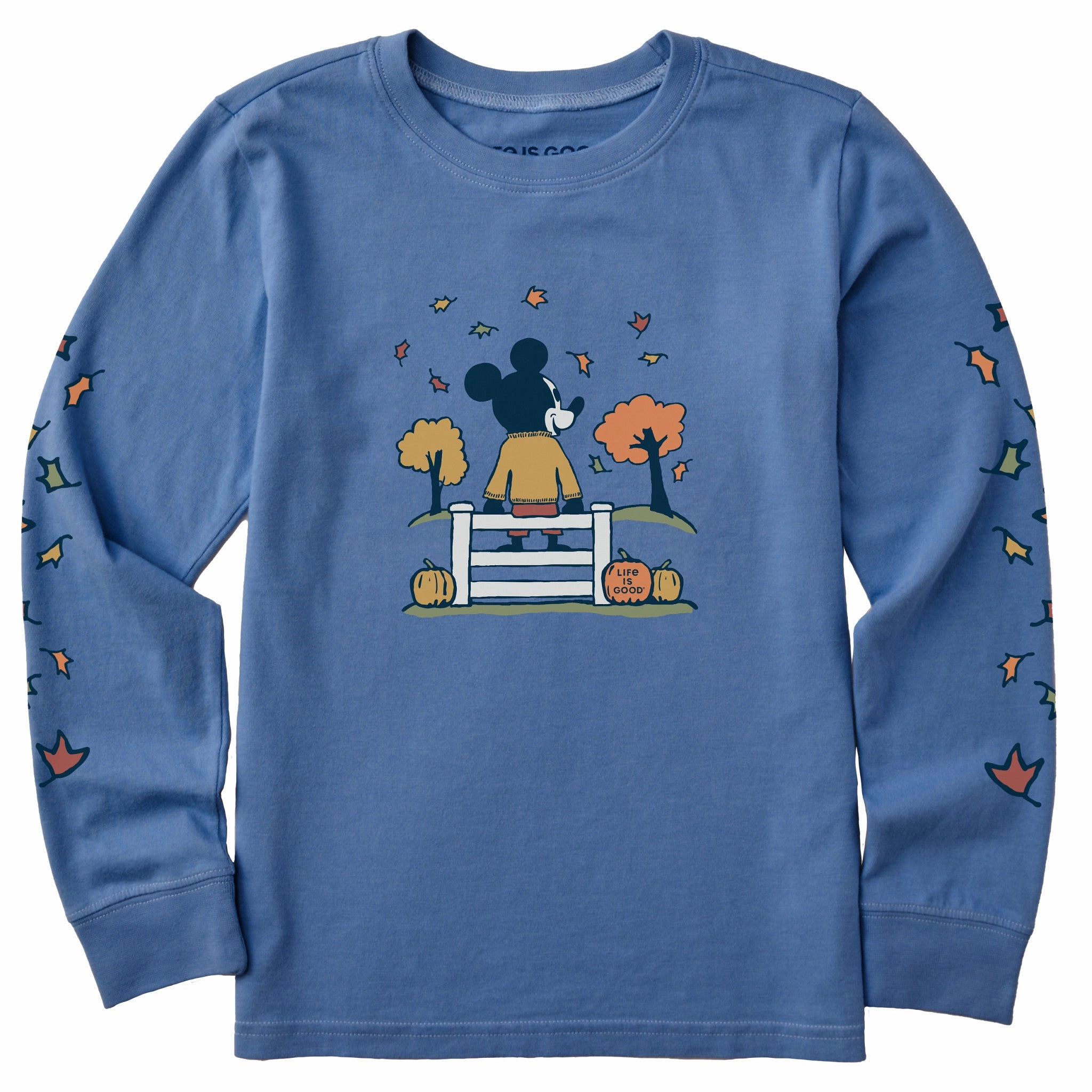Kids Sitting on the Fence Willie Long Sleeve Crusher Tee Effortless Fashion