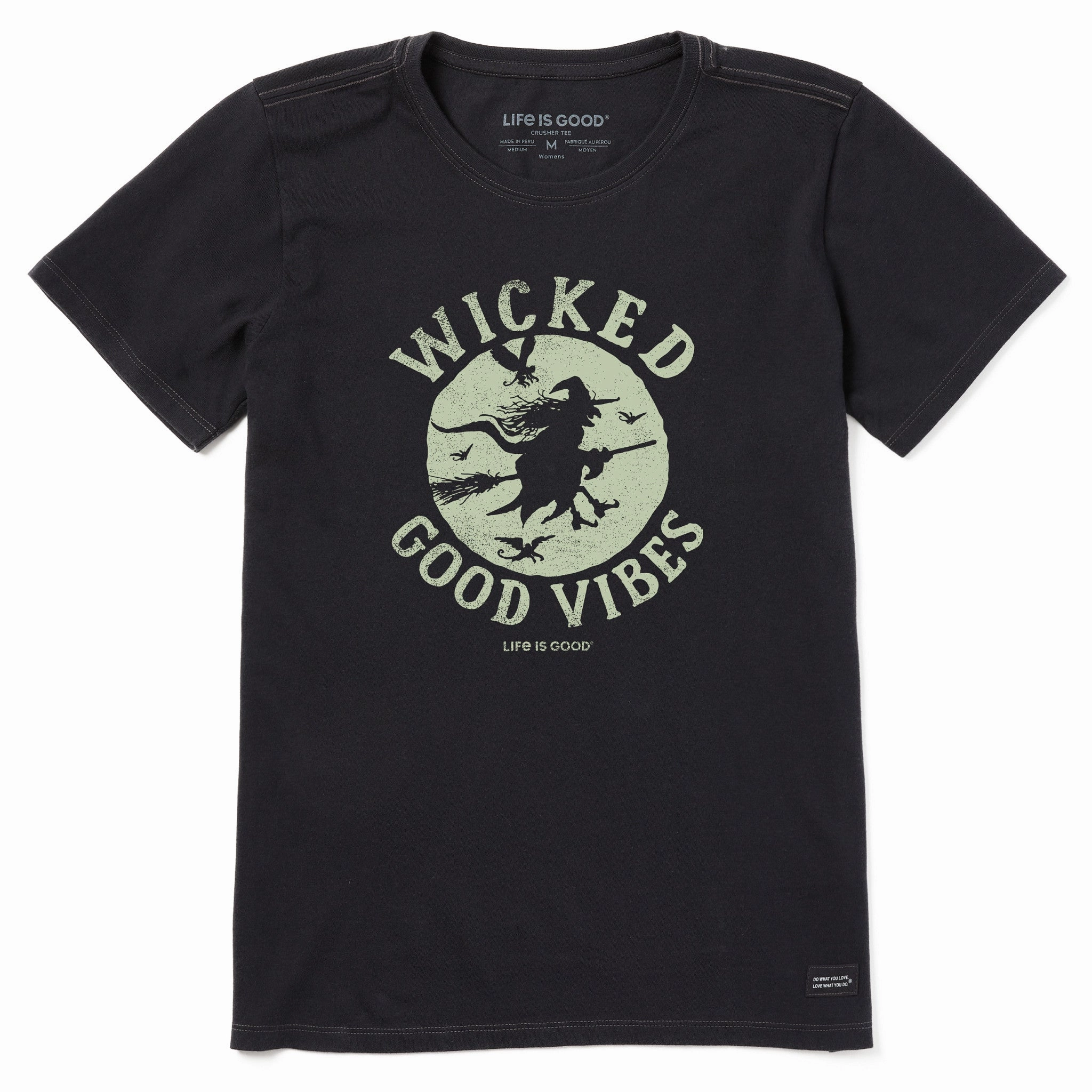 Women's Wicked Good Vibes Short Sleeve Tee Cozy And Warm Comfort Stretch Fit