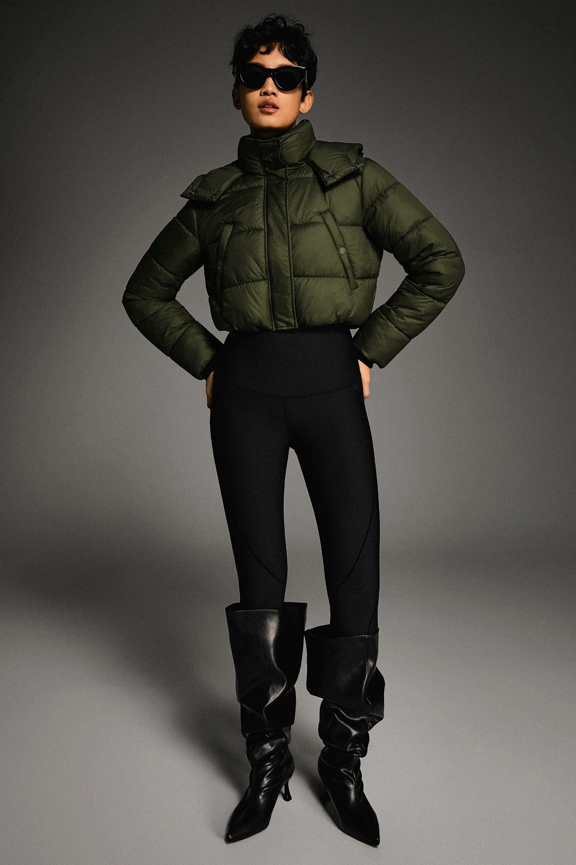 Opinion Urban Essential Cropped Lyrella Puffer Jacket