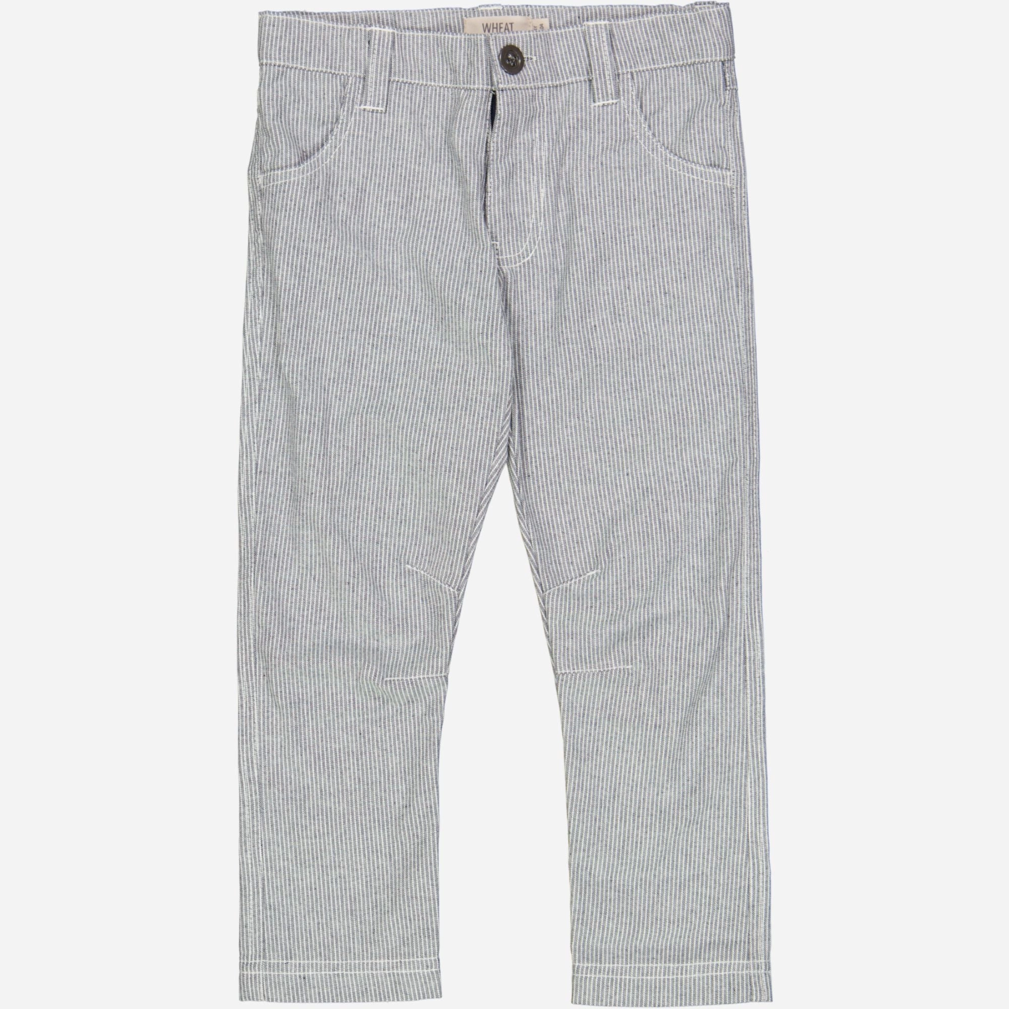 Breath Friendly Trousers Edvard - navy denim stripe