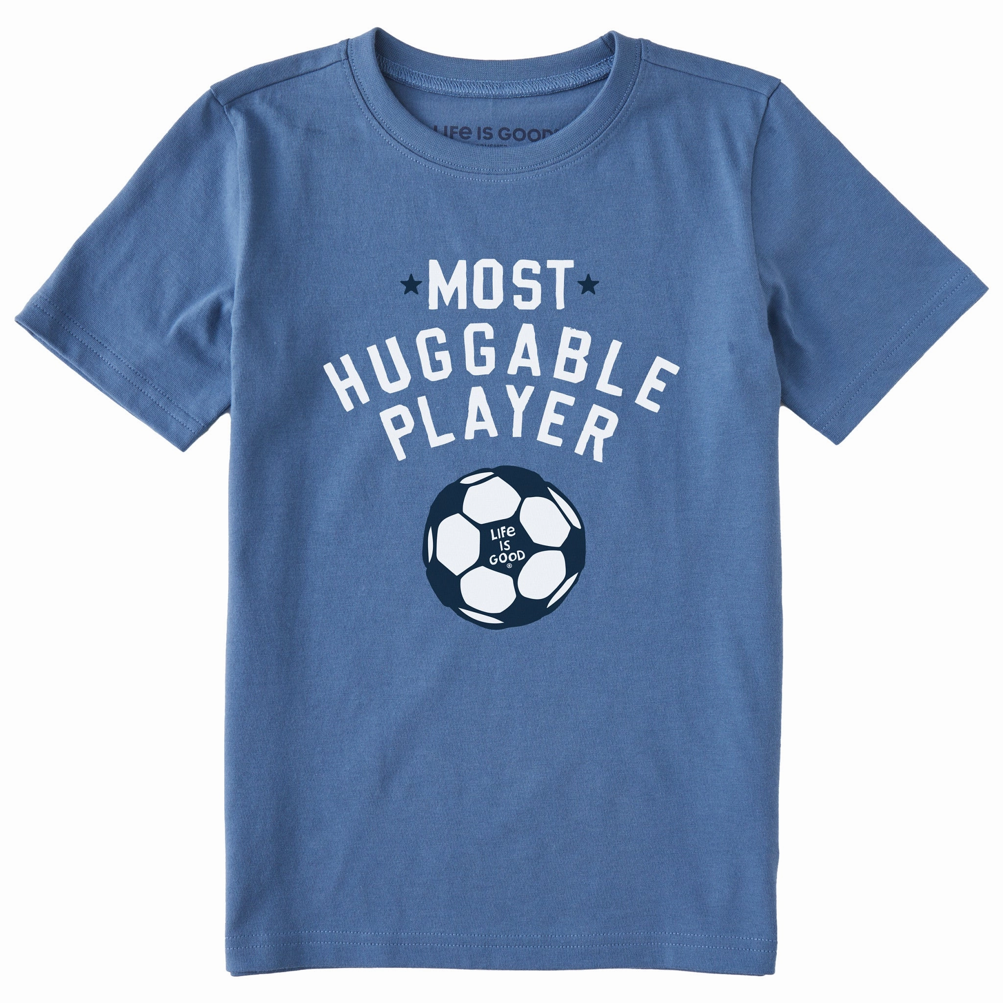 City Smart Look Kids Most Huggable Player Short Sleeve Crusher Tee