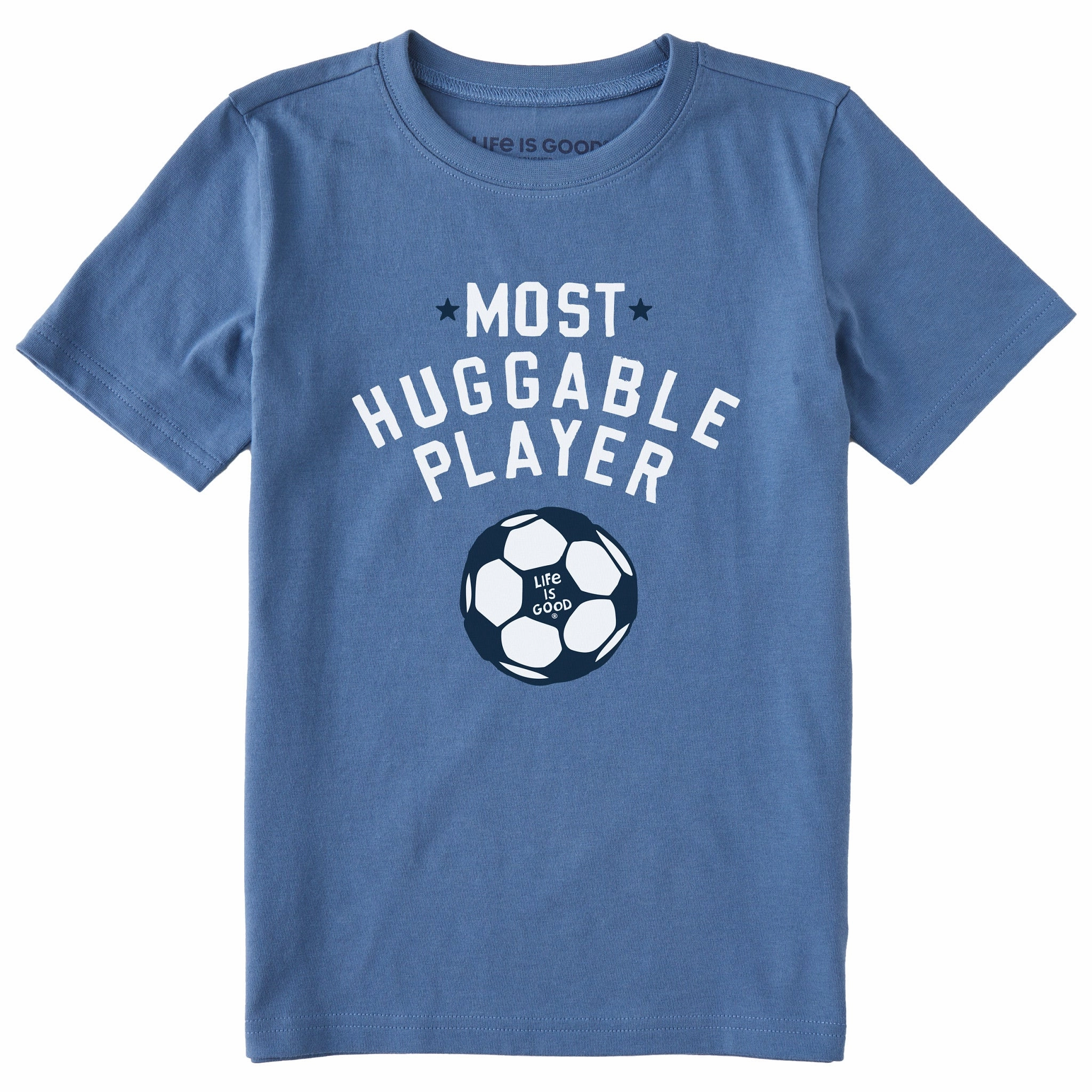 Cool Comfort Basic Comfort Kids Most Huggable Player Short Sleeve Crusher Tee