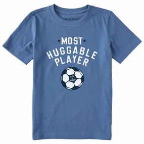 City Smart Look Kids Most Huggable Player Short Sleeve Crusher Tee
