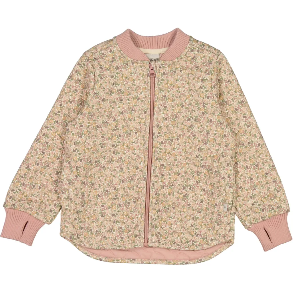 Thermo Jacket Loui - eggshell flowers Elasticized Edging