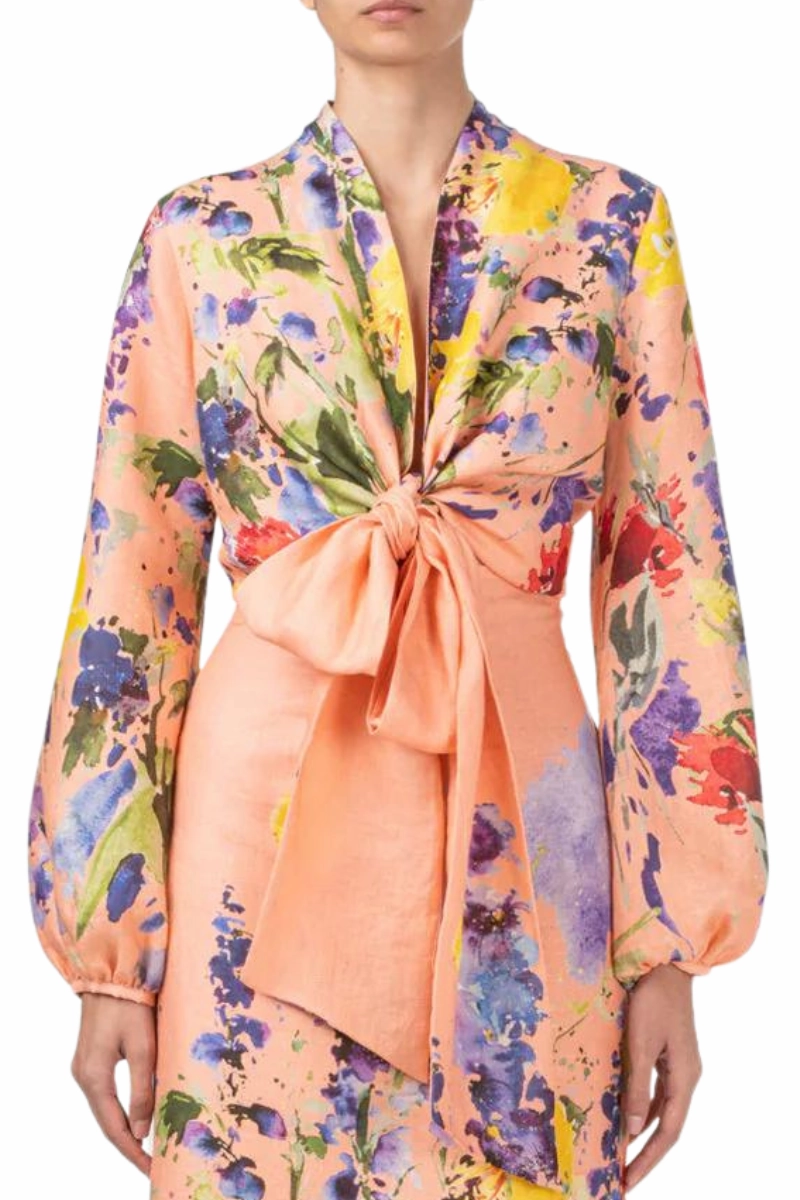 Floral Blouse Lightweight Wear