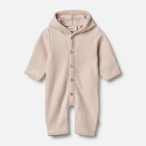 Wool Fleece Suit Ata | Baby - pale lilac Compressed Stitch